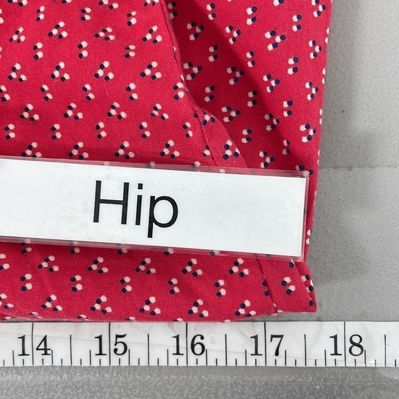 Mata Traders Dress Sleeveless Red White Dots Buttons Size XS - Picture 16 of 16